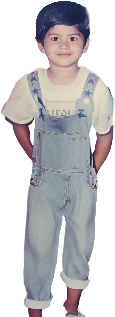 Ajwahir as a little boy
